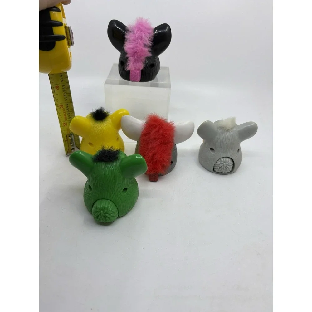 Lot of  (5) Vintage Furby McDonald's Happy Meal Toys 1998 Tiger Read *